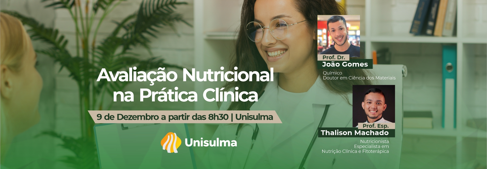 Avaliação Nutricional na Prática Clínica. banner site